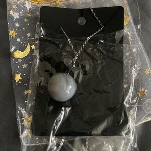 Banded Agate Pendant Necklace